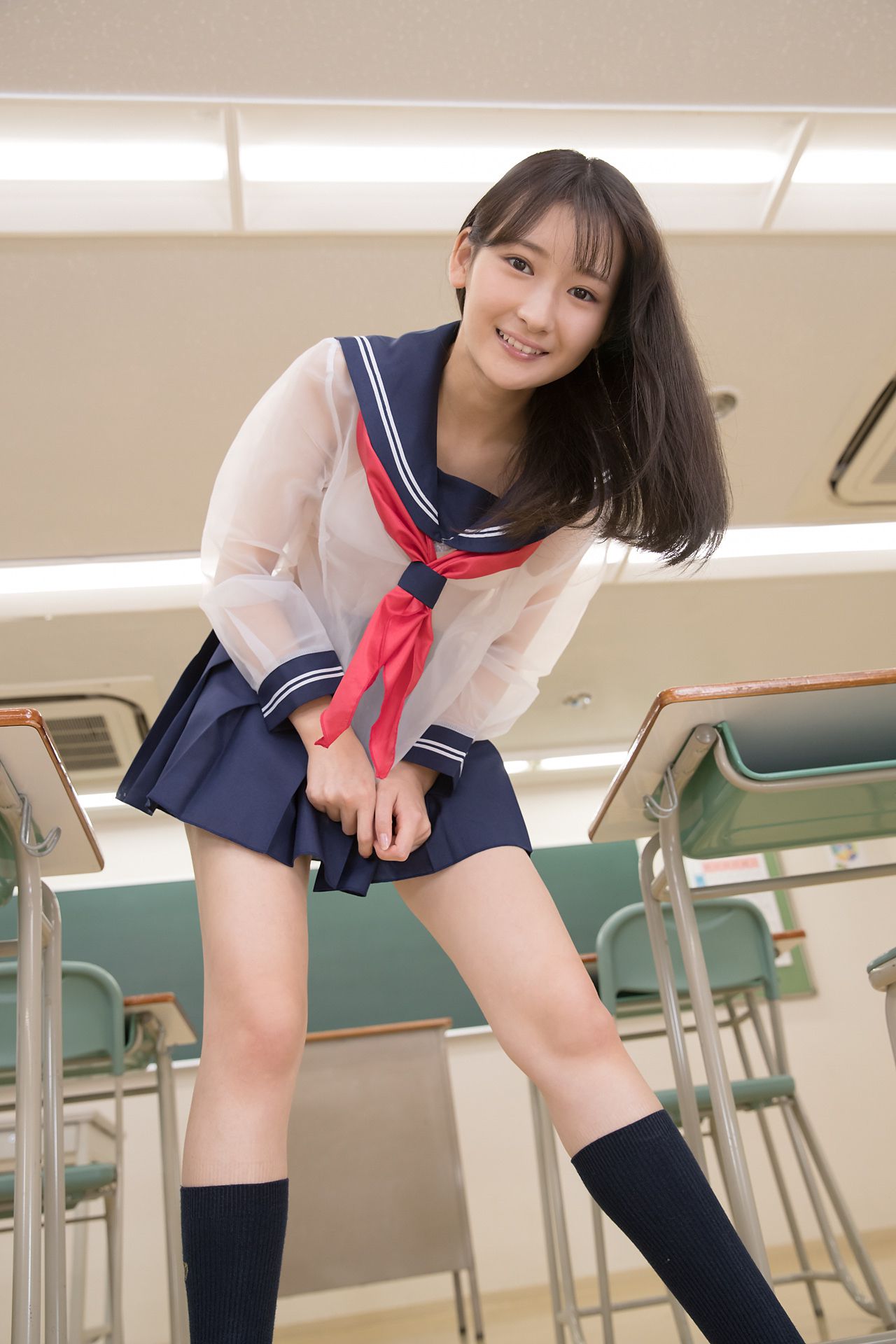 [Minisuka.tv]水手服透视美女:近藤麻美(近藤あさみ)无水印写真大图收藏合集(85P)