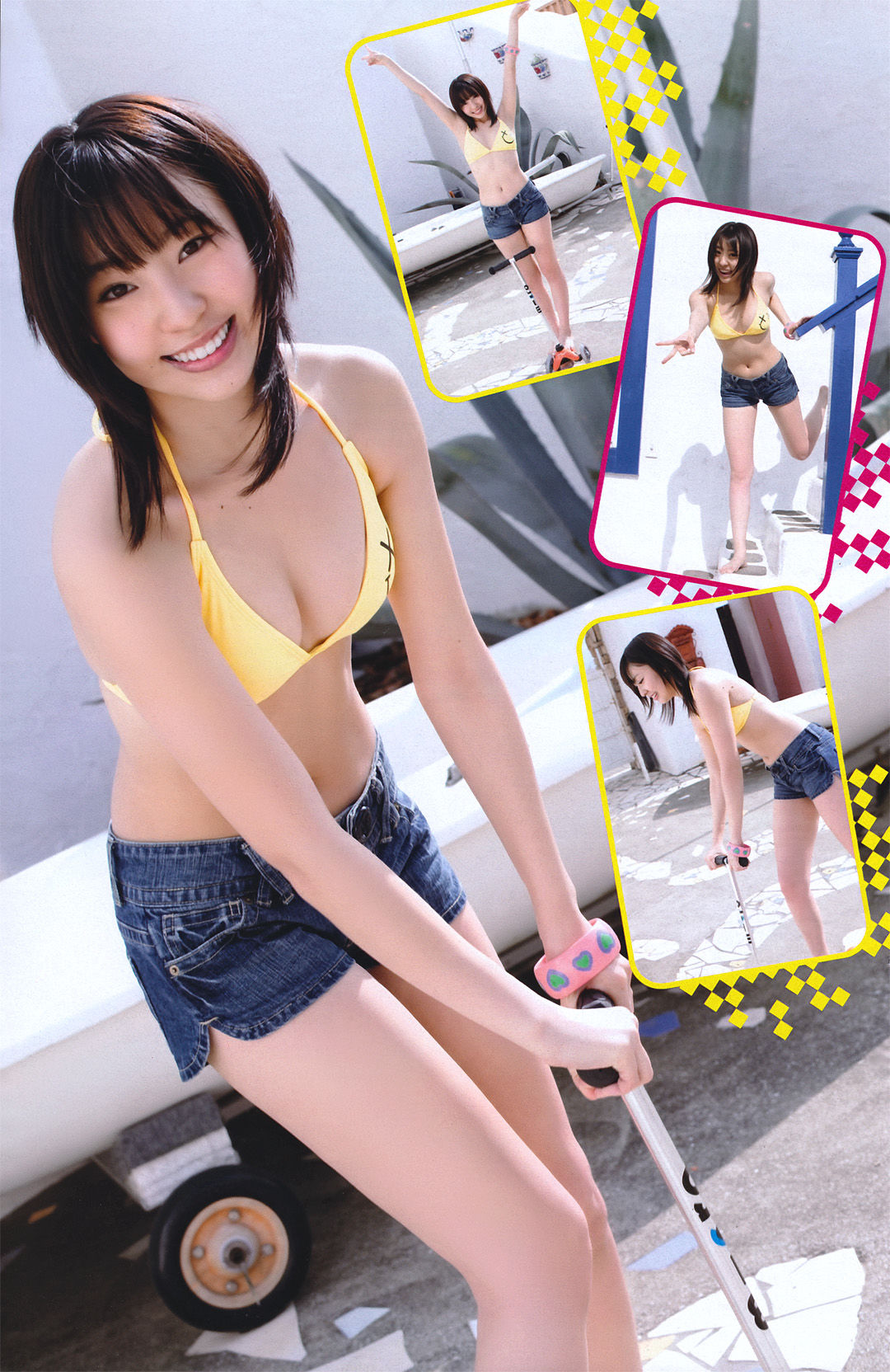 [Young Magazine]甜美妹子:小岛阳菜(小嶋陽菜)超高清私房照片免费在线(18P)