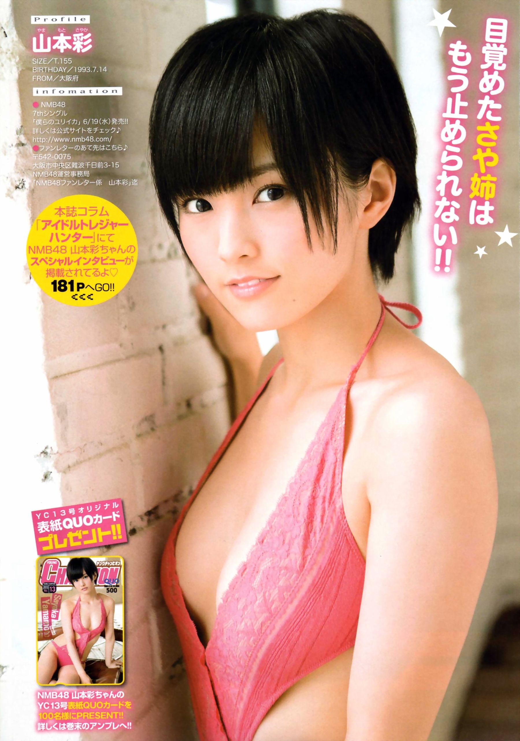 [Young Champion]美胸:山本彩超高清私房照片免费在线(34P)
