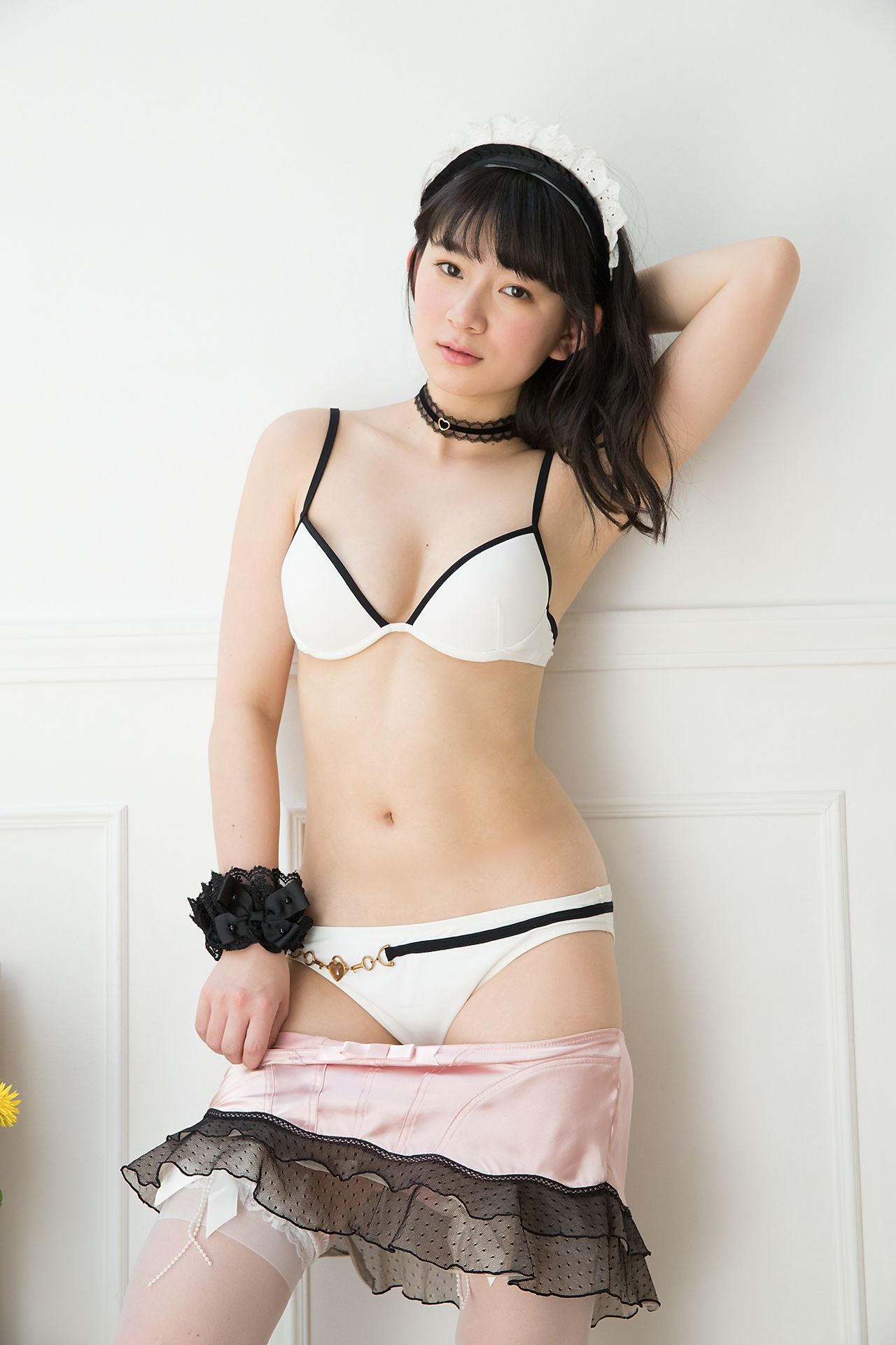 [Minisuka.tv]女仆白丝:河村楓華(河村みるく)超高清私房照片免费在线(50P)