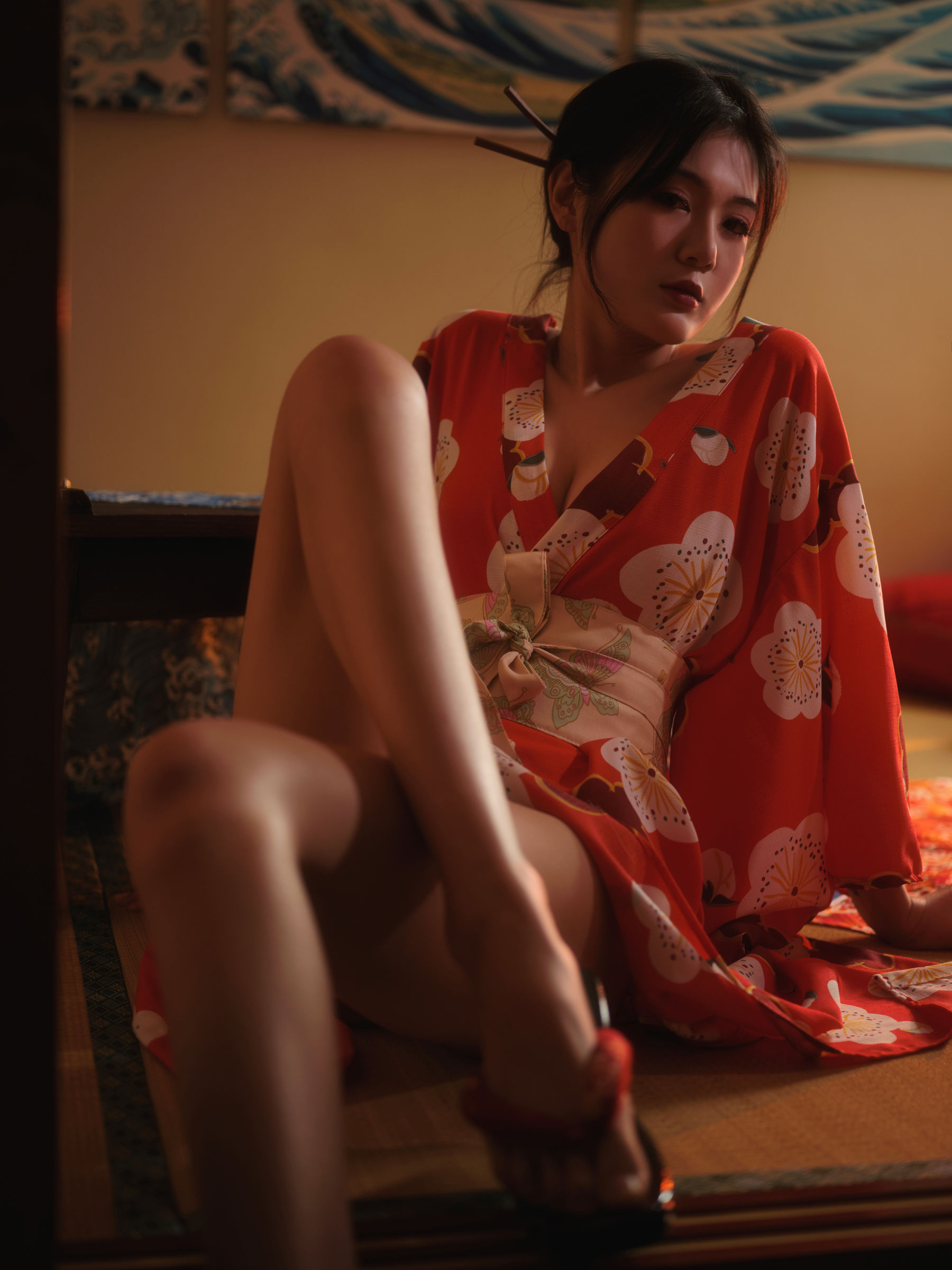 [网络美女]和服美乳:一米八的大梨子(COSER一米八的大梨子)无水印写真大图收藏合集(19P)