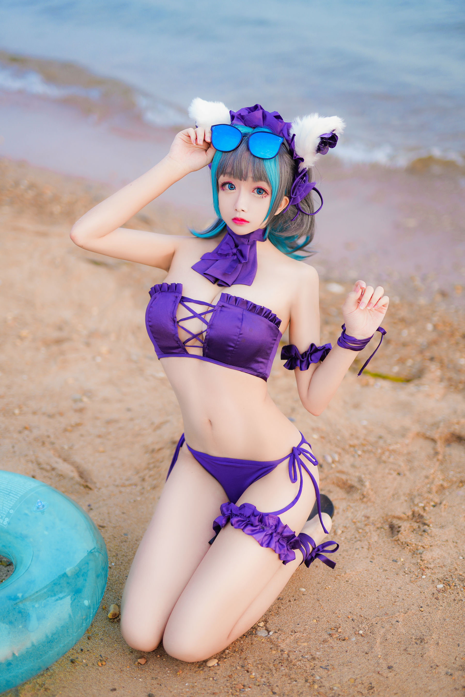 [网络美女]沙滩美女:日奈娇(COSER日奈娇)超高清私房照片免费在线(41P)