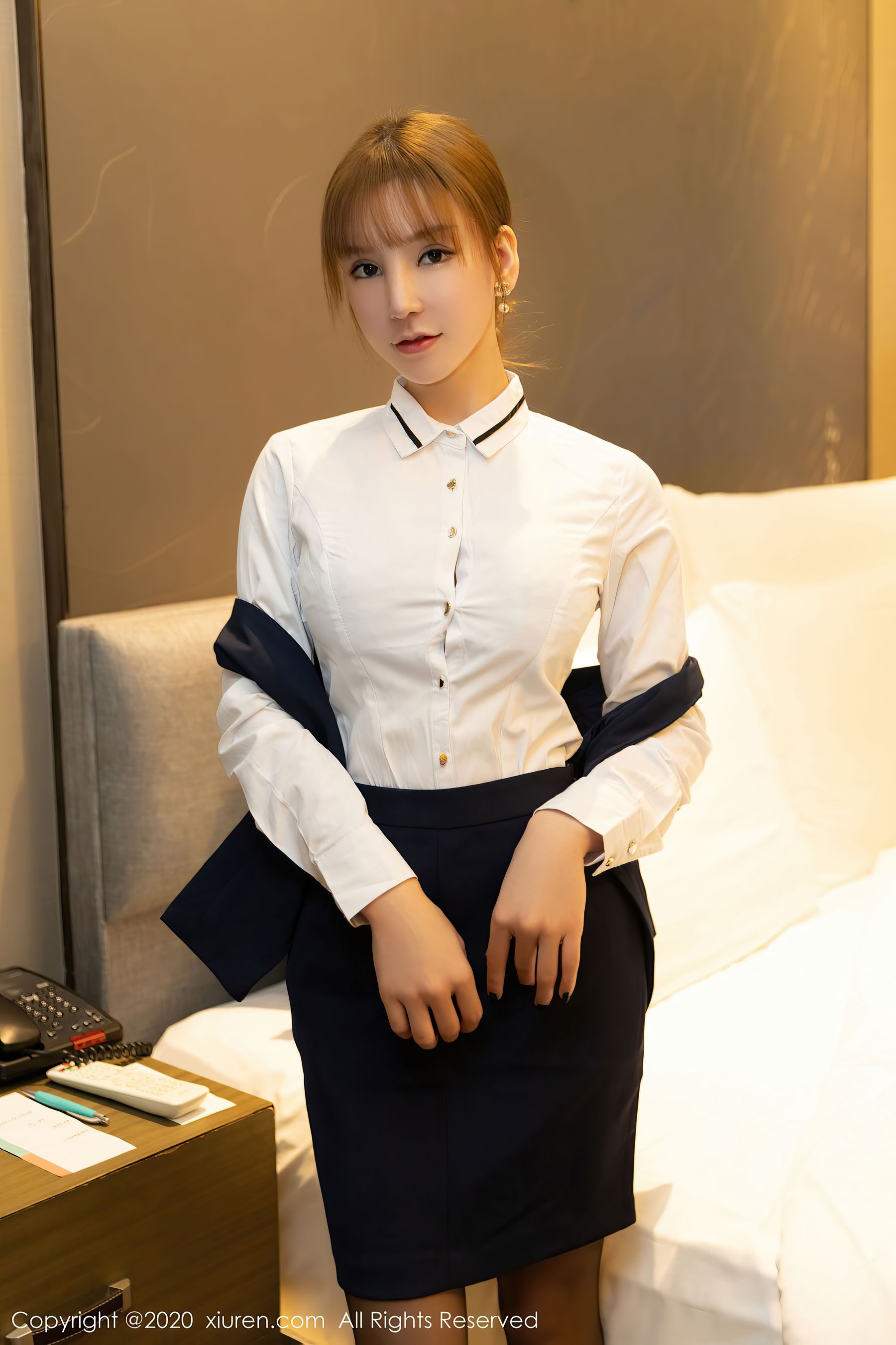 [秀人网]职业装黑丝制服:周于希(周于希Sandy)无水印写真大图收藏合集(88P)