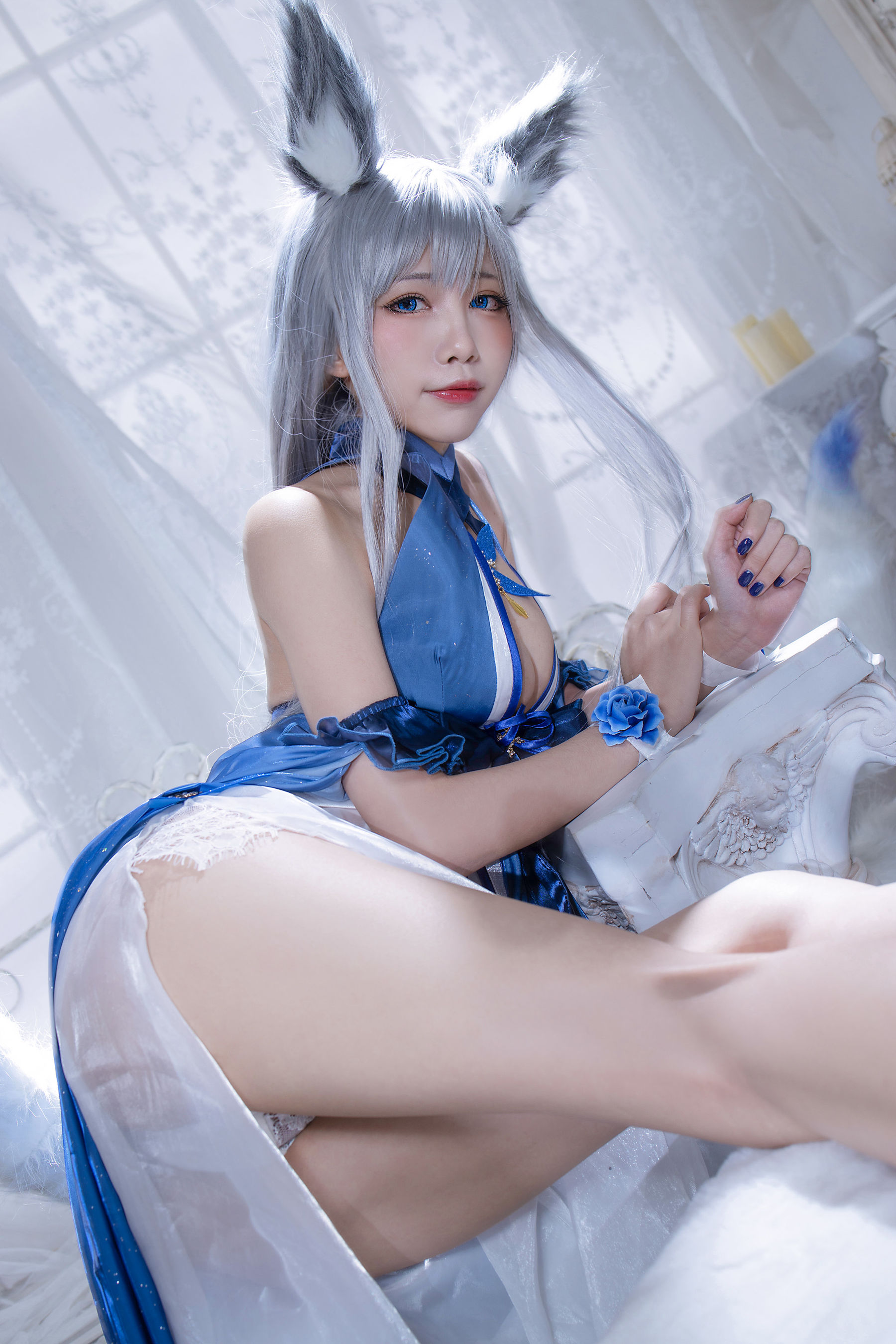 [网络美女]兔女郎COSPLAY:水淼aqua(COSER水淼aqua)无水印写真大图收藏合集(46P)