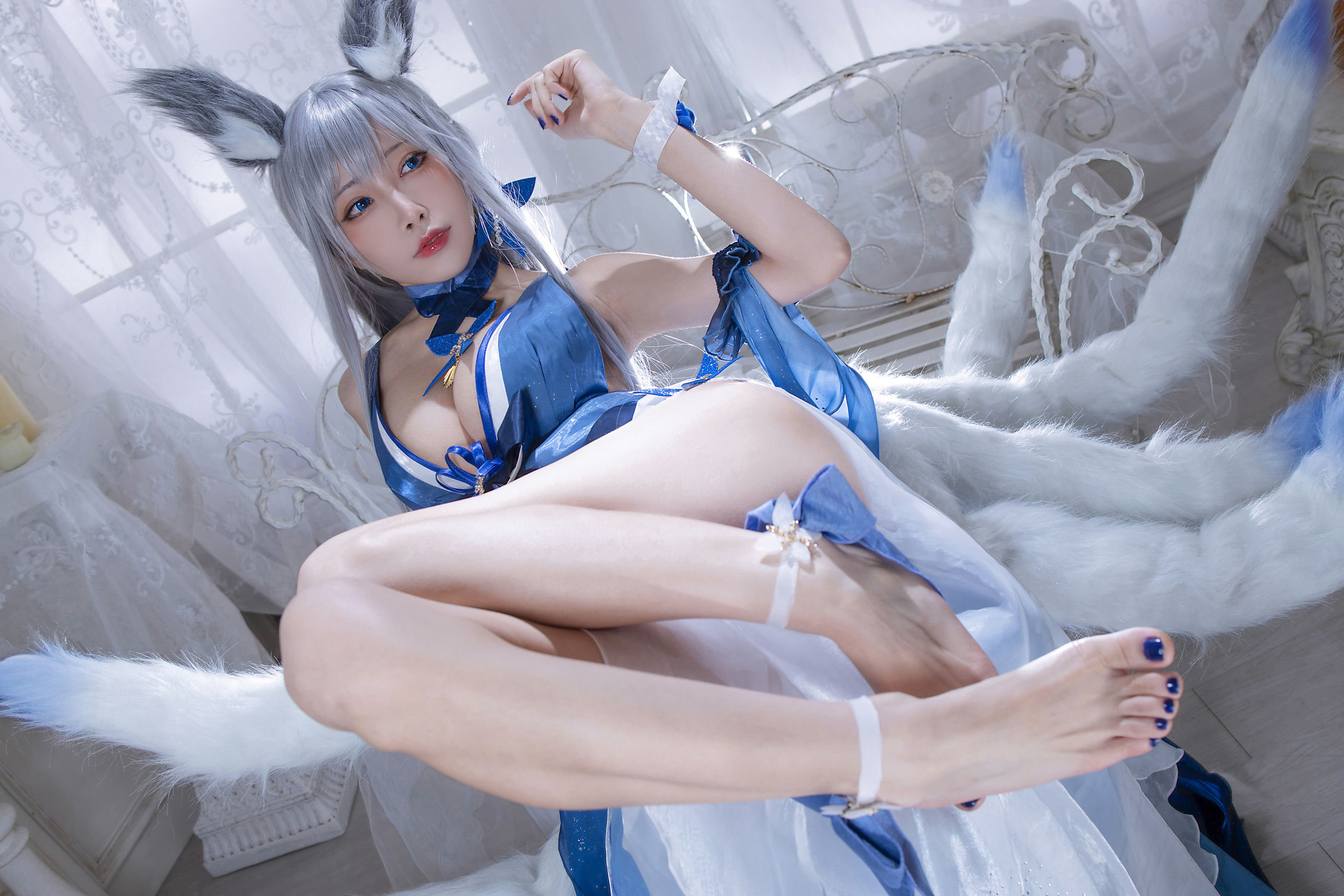 [网络美女]兔女郎COSPLAY:水淼aqua(COSER水淼aqua)无水印写真大图收藏合集(46P)